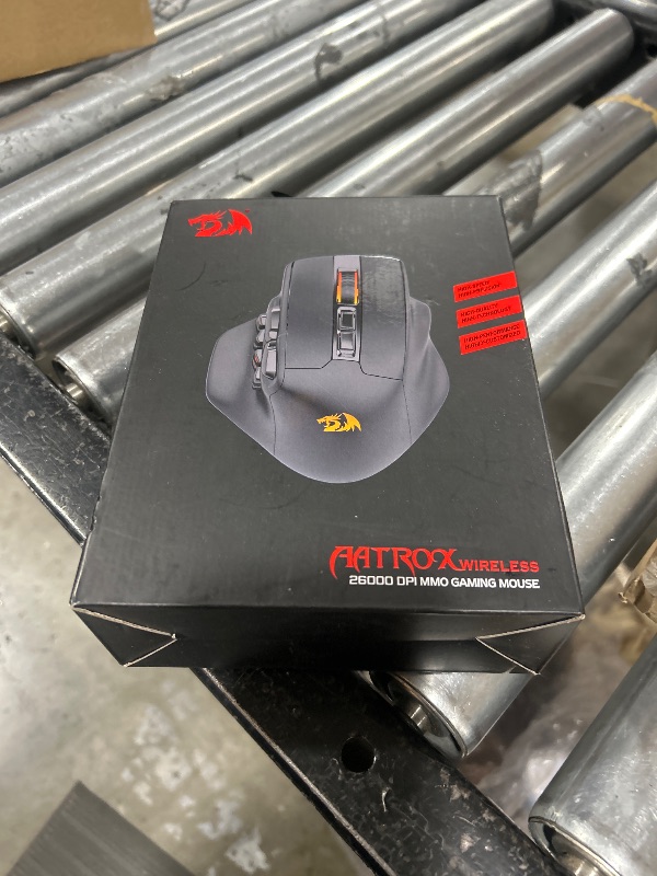 Photo 2 of Redragon M811 PRO Wireless MMO Gaming Mouse, 15 Programmable Buttons RGB Gamer Mouse w/Ergonomic Natural Grip Build, 10 Side Macro Keys, Software Supports DIY Keybinds & Backlit