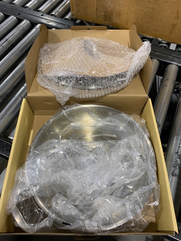 Photo 1 of DELARLO Tri-Ply Stainless Steel Pan with Lid 12inch?Compatible with All Cooktops Up to 600??Stainless Steel Skillet 12 inch?Heavy Duty?Frying Pan with Lid?18/10 Large Cooking Surface?Omelette Pan