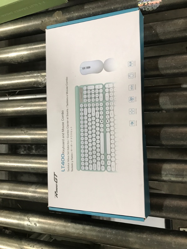 Photo 1 of RaceGT Wireless Typewriter Keyboard and Mouse - Wireless Keyboard with Silent Mouse, Cute Retro Keyboard Mouse Combo, 2.4G Cordless USB Computer Keyboard Mouse Set for Windows Laptop/Desktop/PC