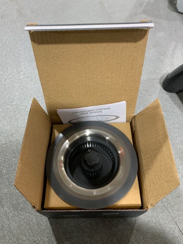 Photo 1 of Sink Bounce Core Drain Strainer - Ounic Upgraded 3-in-1 Kitchen Sink Drain Strainer, 304 Stainless Steel Sink Stopper with Strainer Basket for US Standard 3-1/2 Inch Kitchen Drain