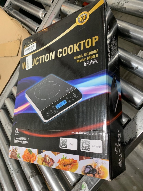 Photo 2 of Duxtop Portable Induction Cooktop, Countertop Burner Induction Hot Plate with LCD Sensor Touch 1800 Watts, Silver 9600LS/BT-200DZ