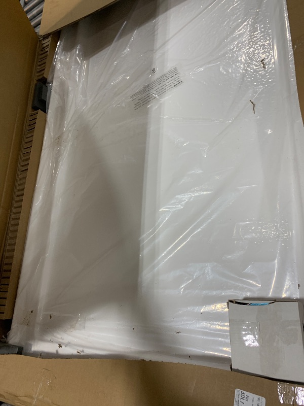 Photo 1 of MORVANO Shower Base Pan 60" x 32"x 4" Right Drain Including Polished 304 Stainless Steel Right Drain Cover,Acrylic Shower Base Non-Slip in White for Bathroom,Drain included