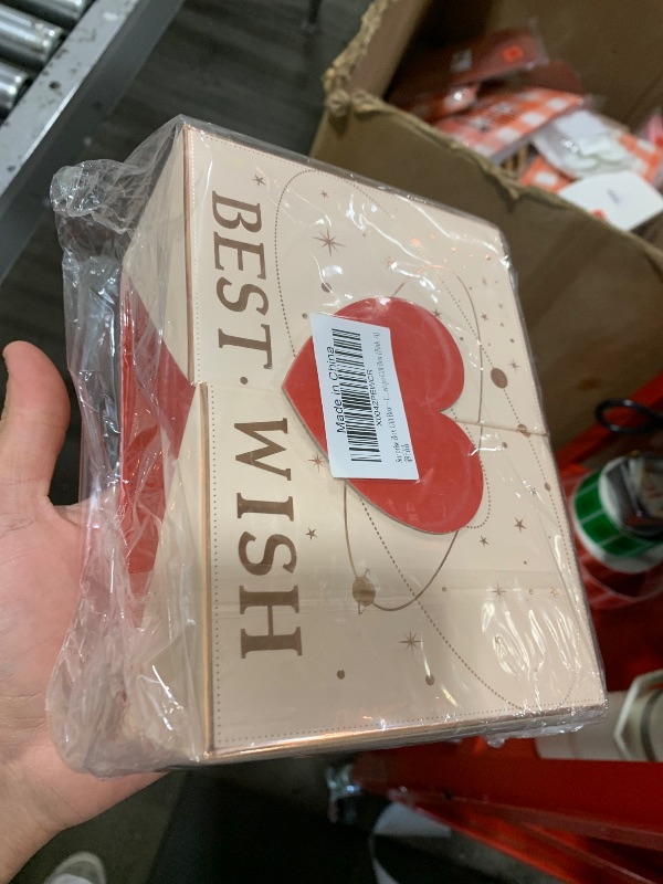 Photo 1 of Rednow Surprise Box Gift Box for Money, Surprise Gift Box Explosion for Money, Folding Bouncing Money Gift Boxes for Cash Pop Up, Explosion Gift Box for Christmas Birthday Valentine (A)