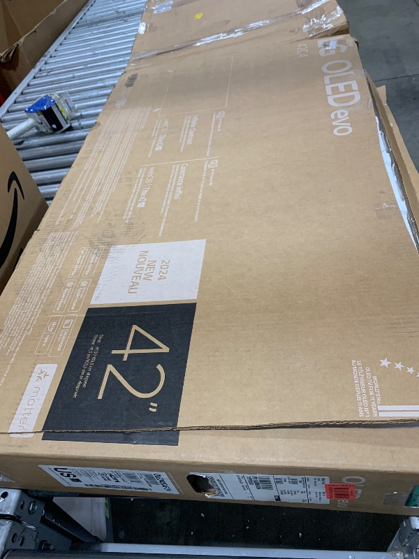 Photo 1 of LG 42-Inch Class OLED evo C4 Series Smart TV 4K Processor Flat Screen with Magic Remote AI-Powered with Alexa Built-in (OLED42C4PUA, 2024)