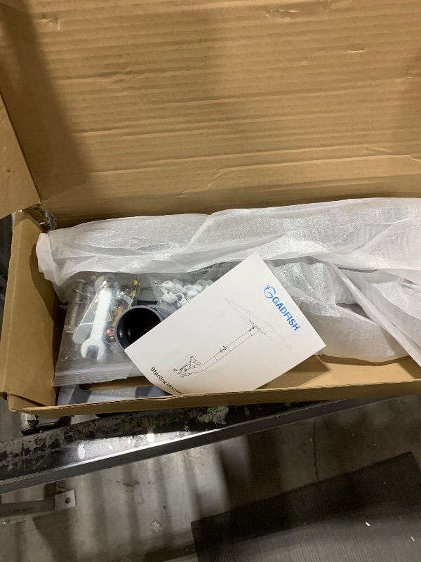 Photo 3 of GADFISH Gen 3 Starlink Mount, Compatible with Gen3 Starlink, Adjustable Starlink Gen 3 Mount, Starlink Pole Mount+Starlink Gen 3 Pipe Adapter, Starlink Mounting Kit for Starlink Internet Kit Satellite