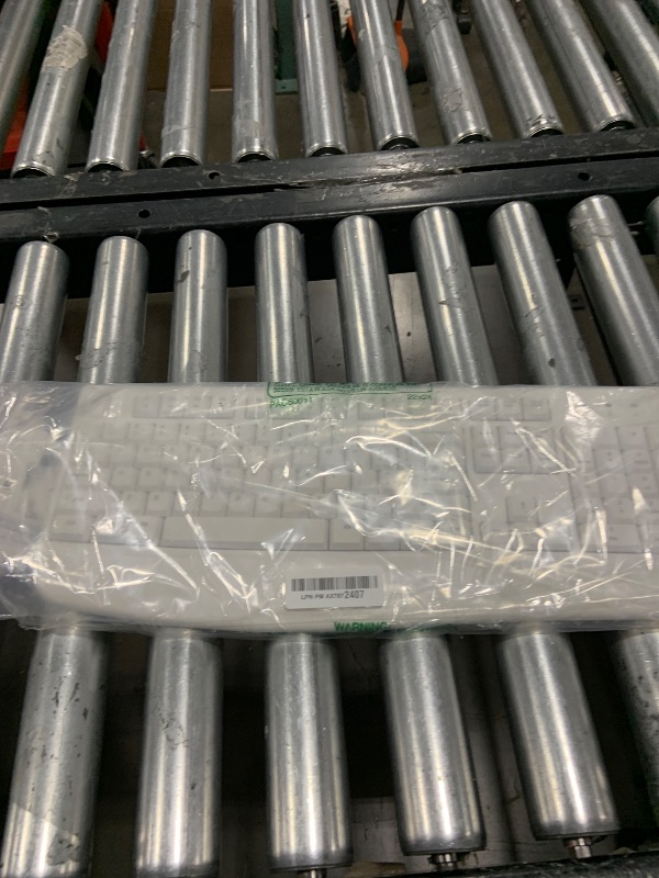 Photo 1 of Wireless Keyboard and Mouse Combo, EDJO Full-Sized Ergonomic Computer Keyboard with Wrist Rest and 3 Level DPI Adjustable Wireless Mouse for Windows, Mac OS Desktop/Laptop/PC (White)