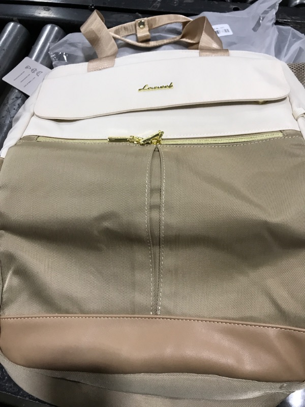 Photo 1 of LOVEVOOK Diaper Bag Backpack,Diaper Bag Tote with Insulated Pockets,Baby Bag for Girl Boy with Changing Pad,Large Baby Diaper Bag with Pacifier Case,Anti-Theft Travel Backpack for Women,Coffee-Beige