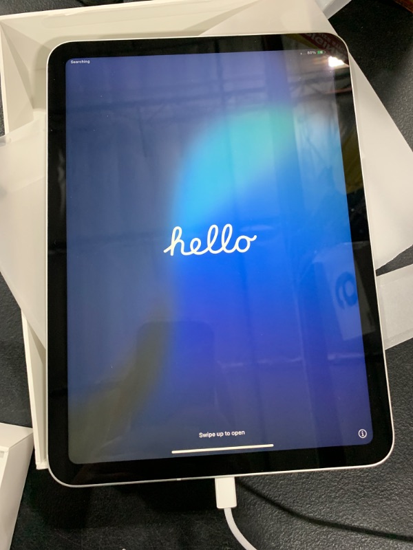 Photo 2 of Apple iPad (10th Generation): with A14 Bionic chip, 10.9-inch Liquid Retina Display, 256GB, Wi-Fi 6 + 5G Cellular, 12MP front/12MP Back Camera, Touch ID, All-Day Battery Life – Silver