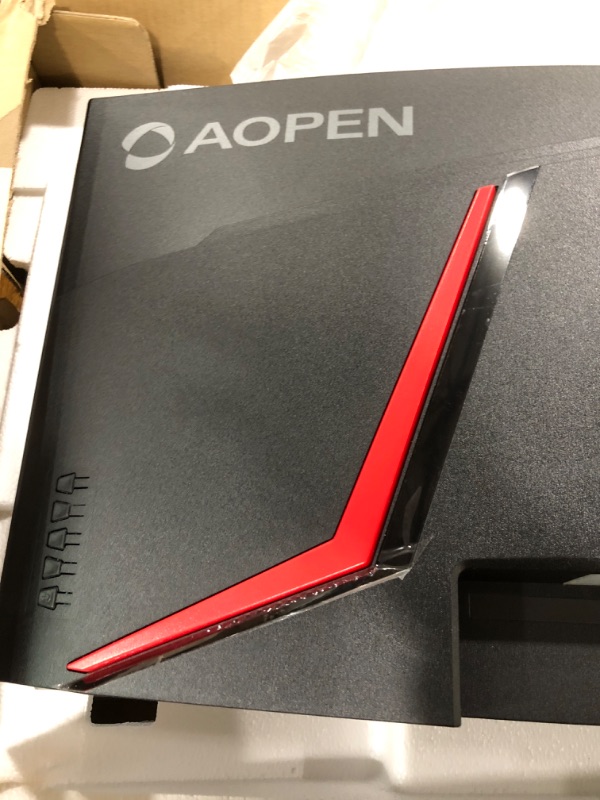 Photo 4 of AOPEN by Acer 34HC5CU S3bmiiphx 34" QHD 3440 x 1440 21:9 Curved Gaming Monitor | AMD FreeSync Premium | Up to 180Hz | 1ms TVR | Tilt & Height Adjustable | VESA Mountable | 1 x DP 1.4 & 2 x HDMI 2.0
