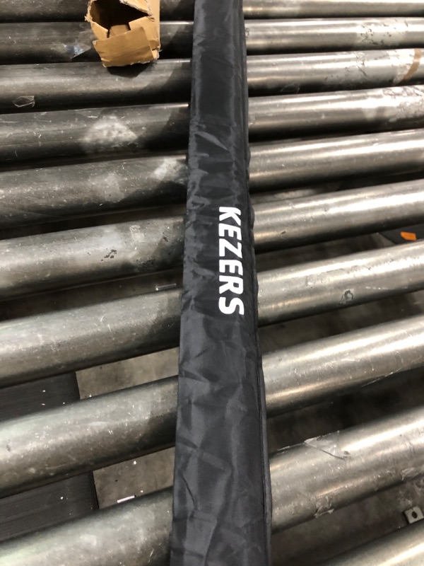 Photo 2 of KEZERS 9 FT Dual Sided Aluminum Grade Rod - 8ths, 3 Section Telescopic Rod with Carrying Case