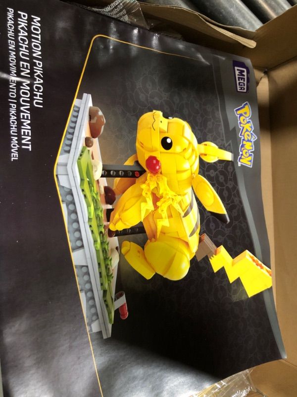 Photo 4 of Mega Pokémon Building Toys Set Motion Pikachu with 1092 Pieces and Running Movement, for Adult Collectors