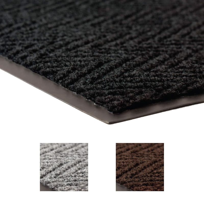 Photo 1 of Notrax Carpeted Entrance Mat, Charcoal, 3ft.x5ft. - 118S0035CH
