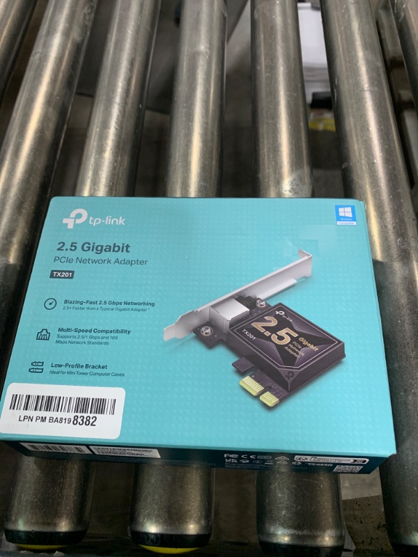 Photo 4 of TP-Link 2.5GB PCIe Network Card (TX201) – PCIe to 2.5 Gigabit Ethernet Network Adapter, Supports Windows 11/10/8.1/8/7, Win Server 2022/2019/2016, Linux