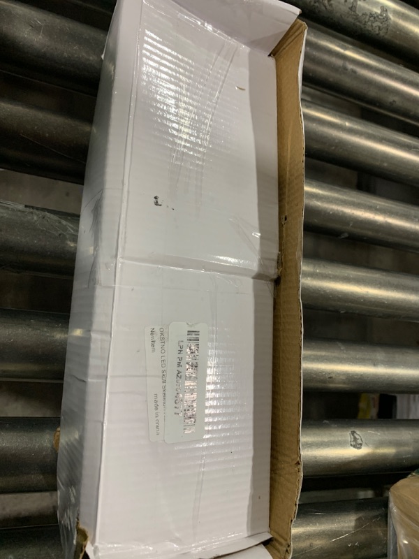 Photo 1 of OKSTNO LED Skull Skeleton Hand Claw Side Mirrors Rearview Mirrors With Turn Signals For Motorcycle with 8mm 10mm Thread Bolts, Left & Right