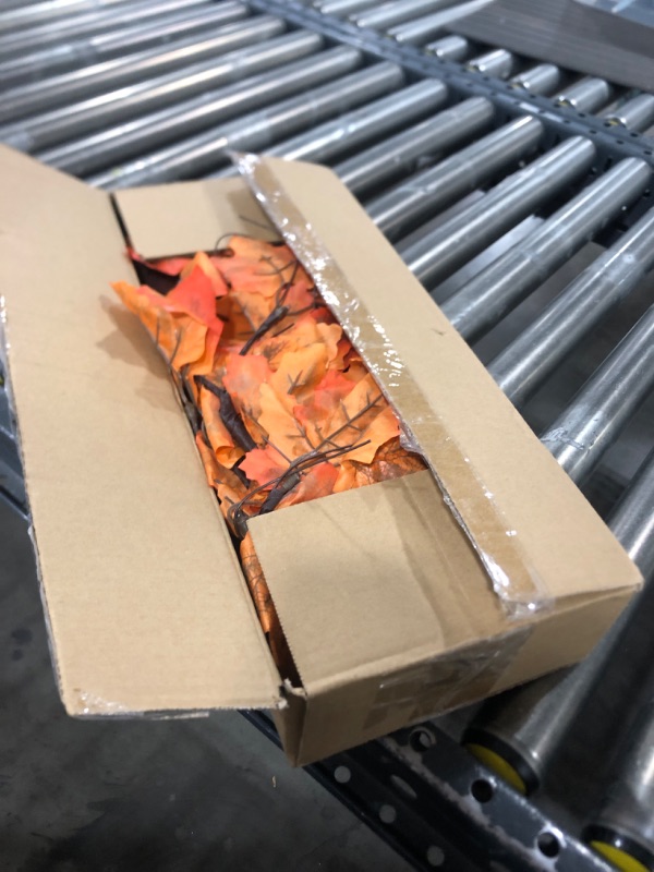 Photo 1 of TURNMEON 4 Ft Prelit Lighted Fall Maples Tree Thanksgiving Fall Decor with Timer 3D Patented Pumpkin Lights 48LED Warm Lights 8 Light Modes Remote Control Acorns for Thanksgiving Fall Decorations