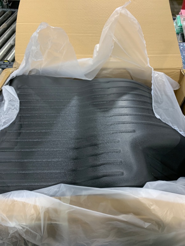 Photo 2 of 2024 New Version Tesla Model 3 Highland Floor Mats Custom Fit All Weather TPE Cargo Liner Cargo Trunk Accessories,Compatible 2021 2022 Tesla Model 3 (2024 Model 3 Full Floor Mat Kit Set of 6)