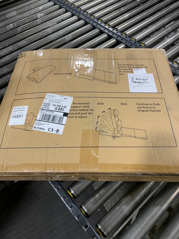 Photo 1 of TOPSKY Adjustable Bed Wedge Pillow with Backrest, 6 Reclining Positions and Memory Foam, Wide Seat for Post Surgery, Reading, Sitting and Sleeping for Bed and Sofa (Grey, 21.65" Wide)