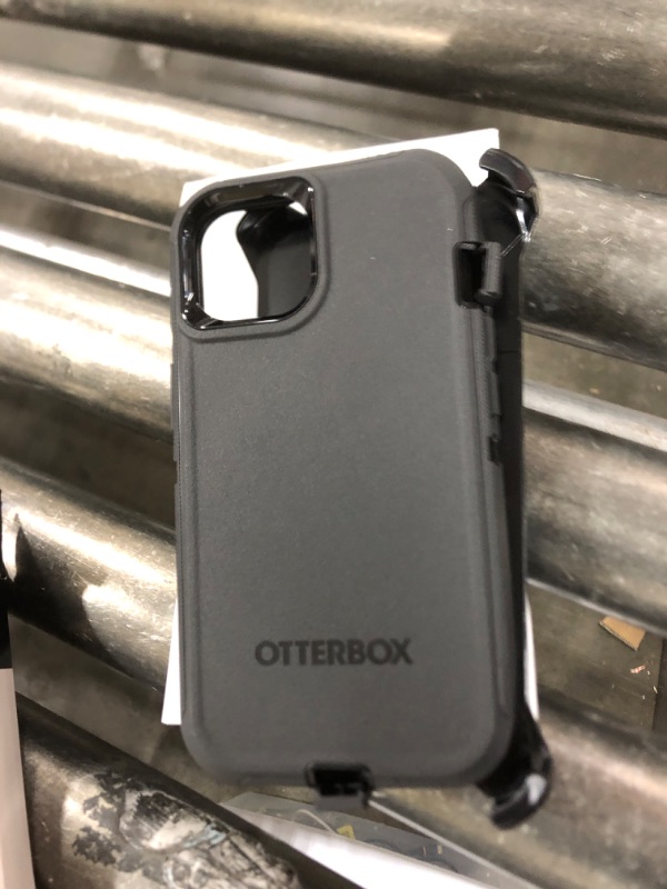 Photo 2 of OtterBox iPhone 14 & iPhone 13 (Only) - Defender Series Case - Black - Rugged & Durable - with Port Protection - Includes Holster Clip Kickstand - Non-Retail Packaging
