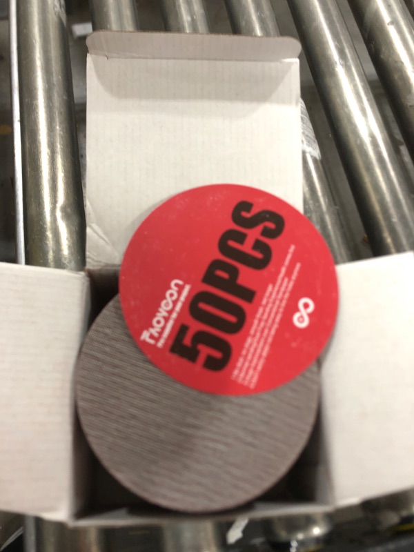 Photo 1 of Faoyoon 5 Inch Sanding Mesh | Micro Mesh Hook and Loop Sanding Discs | Dust Free Net Sandpaper | 50 Pack 180 Grit | Wet and Dry Sanding Screen | Anti-Clog and Last Longer