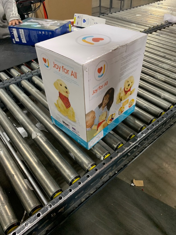 Photo 1 of JOY FOR ALL Ageless Innovation Companion Pet for Seniors - Lifelike Animatronic Dog - Realistic Soft-Touch Coat & Heartbeat - Therapy Stuffed Animal - Toy for Alzheimer's & Dementia - Golden Pup