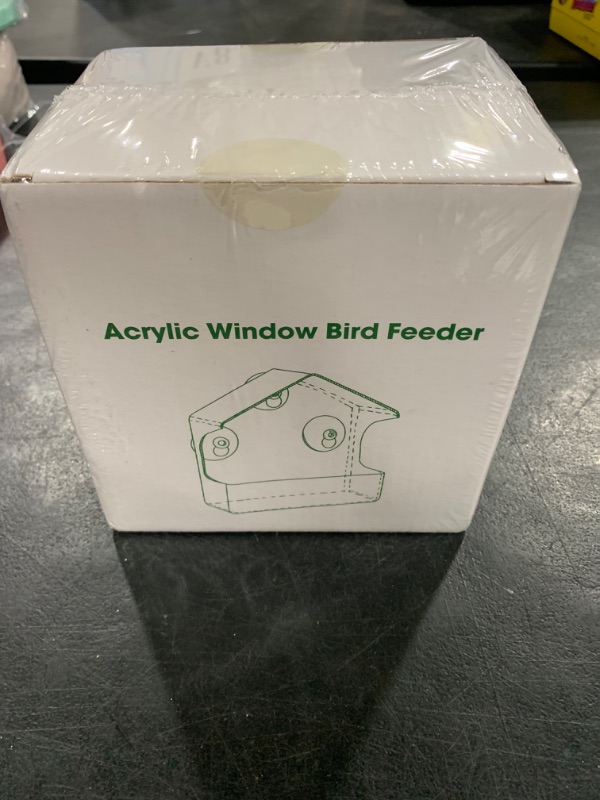Photo 1 of 2Pk Window Bird Feeder for Outside, Window Birdfeeder with Strong Suction Cups, Bird Feeders for Viewing (Clear) Acrylic - High Transparency, Multifunction for All Kinds of Seeds