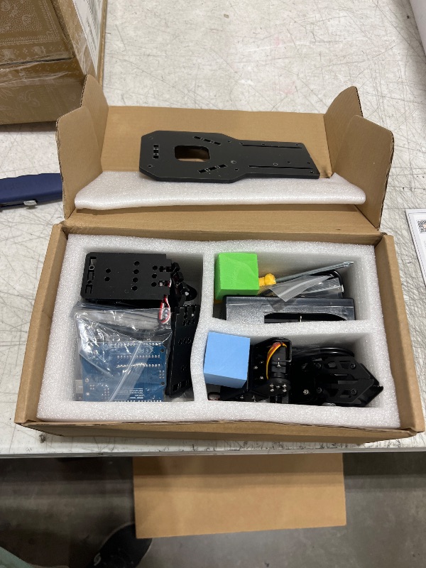 Photo 1 of Robotic Arm with Arduino UNO, 5DOF/Axis AI Smart Robot Arm Open Source STEM Educational Building Robotics & Engineering Kits, Science/Coding/Programming Set, miniArm Starter Kit