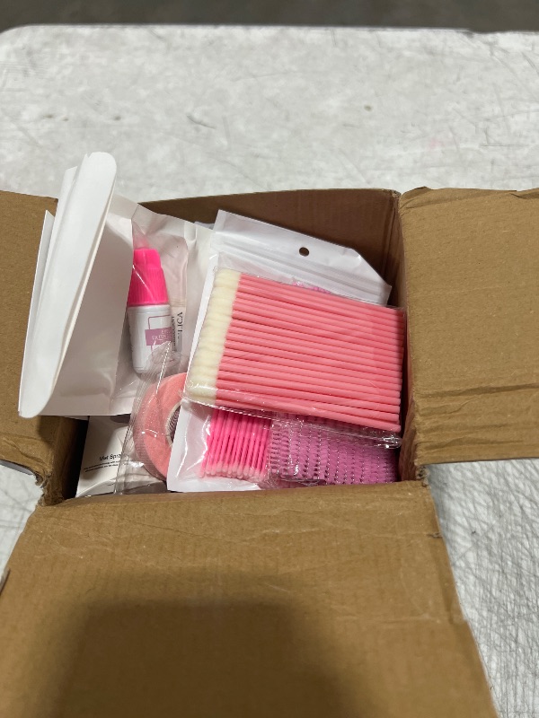 Photo 1 of Pretty memory Eyelash Extension Kit for Beginners, 343 Pcs Professional Lash Extension Kit Includes 2 Mannequin Head with 2 Layer Lash Eyelids Facial Mister Tweezers Glue USB Fan for Practice Training