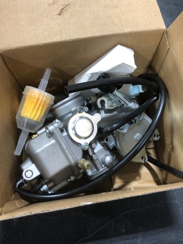 Photo 1 of Partman Carburetor Fit For Honda XR250R XR250 Carb with Fuel Valve Petcock and Spark Plug 1996-2004 Replace 16100-KCE-672 16100-KCE-651