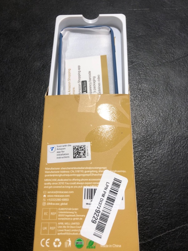 Photo 1 of Miracase Ultra Slim Designed for iPhone SE Case 2022(3rd Gen)/iPhone SE 2020 Case(2nd Gen)/iPhone 7 Case/iPhone 8 Case with Screen Protector, Multi-Color Silicone Shockproof Phone Case(Capri Blue)