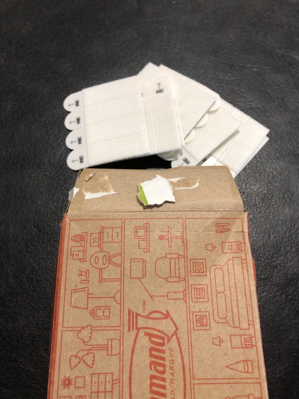 Photo 1 of Command 10 lb Medium Picture Hanging Strips 16 Pairs (32 Command Strips), Damage Free Hanging Picture Hangers, No Tools Wall Hanging Strips for Christmas Decorations