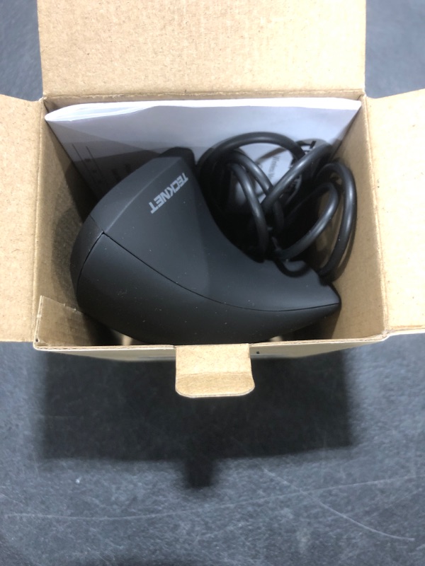 Photo 1 of TECKNET Ergonomic Mouse, Rechargeable Vertical Ergo Mouse Wireless 800-4800 Levels 5 Adjustable DPI, Silent 2.4GHz Optical Carpal Tunnel Mouse for Right Hand, USB Wireless Mouse for Laptop, PC