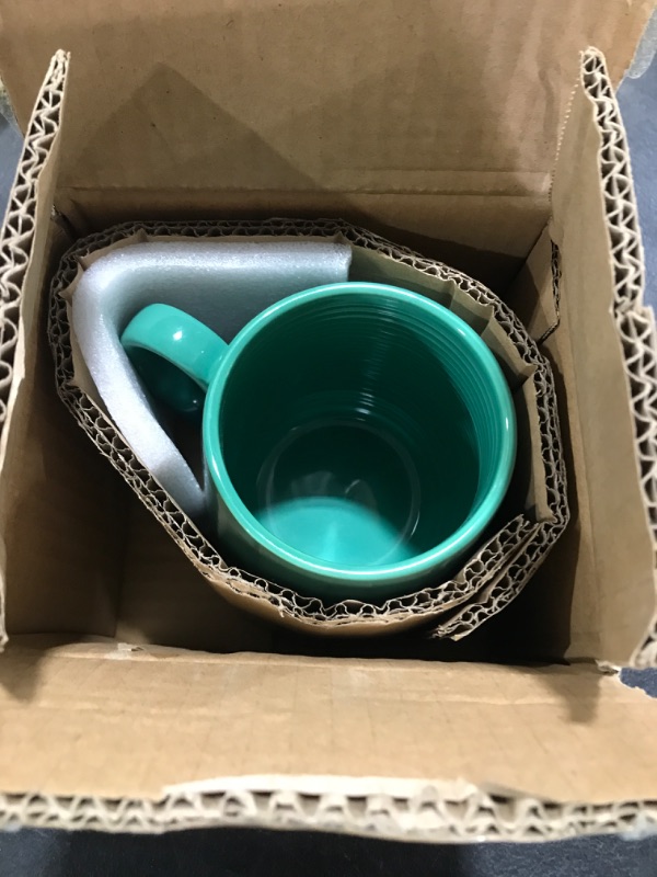 View 2 of Hasense Large Ceramic Coffee Mug, 20 OZ Tea Cups with Big Handle for Men Women, Modern Coffee Cup for Cold and Hot Beverage, Valentine's Day Gifts, Dishwasher Microwave Safe, Gradient Green