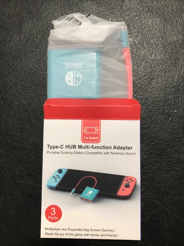 Photo 1 of Dnkeaur Switch Dock for Nintendo Switch & OLED, Nintendo Switch Docking Station for TV,Nintendo Switch Base Accessories,Portable Switch Travel Dock,USB C to HDMI Adapter for Steam Deck/MacBook/Laptop