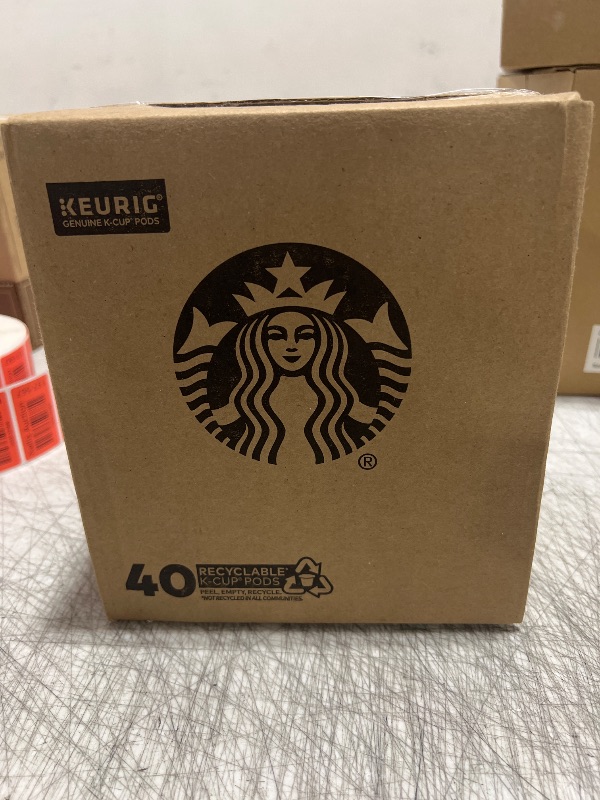 Photo 1 of Starbucks K-Cup Coffee Pods, Naturally Flavored Coffee Variety Pack for Keurig Brewers, 100% Arabica, 1 Box (40 Pods) Flavored Variety Pack 40 Count (Pack of 1)