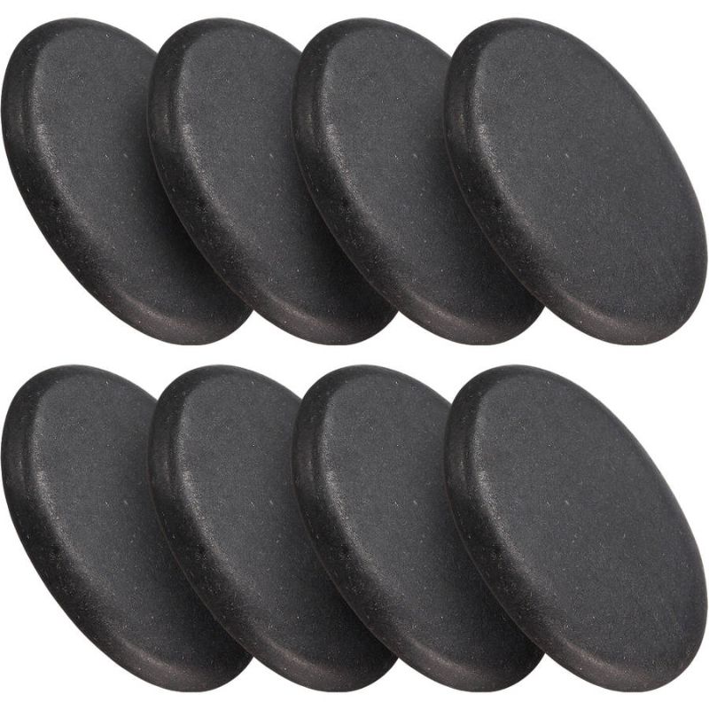 Photo 1 of Black Basalt Hot Stone Spa Set Massage Stones 8-Piece