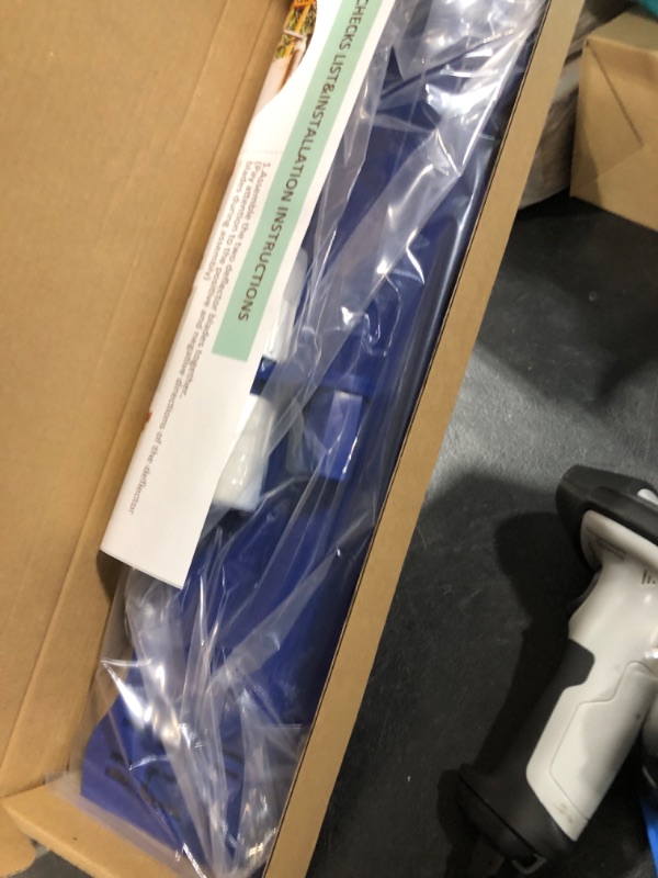 Photo 1 of Hydream Pool Debris Catcher Skimmer, Pool Leaf and Debris Remover Catcher Plastics, Surface Debris Floating Leaves Bugs Pool Skimmer Attachments Accessories Replacement Kit for Swimming Pool-Blue