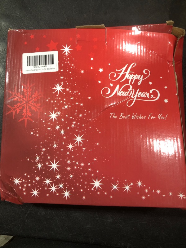 Photo 1 of Christmas Tree Topper Star 9.0" LED Lighted Star Tree Top w/Remote Control, 128 Light Modes, Color Changing, Dimmable, Timer, USB Plug in, Wire 16.4Ft Treetop for Xmas Holiday Party Gift Decorations