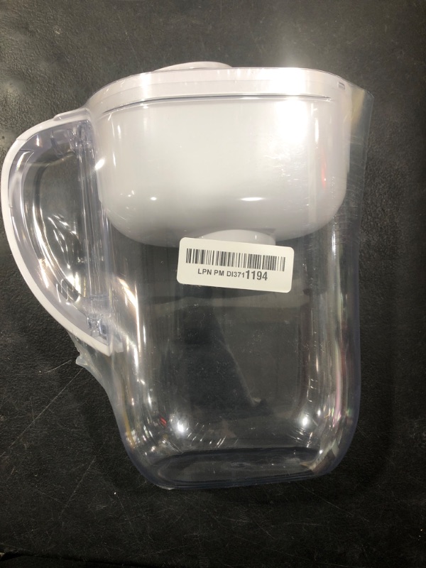 Photo 1 of Brita Metro Water Filter Pitcher with SmartLight Filter Change Indicator, BPA-Free, Replaces 1,800 Plastic Water Bottles a Year, Lasts Two Months, Includes 1 Filter, Small - 6-Cup Capacity, White