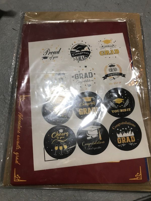 Photo 1 of Graduation Cards, Graduation Cards 2024, Funny Graduation Card, 12 Pack Congratulations Cards with Envelopes, Graduation Greeting Cards Grad Gift Cards College High School Graduation Party Decorations