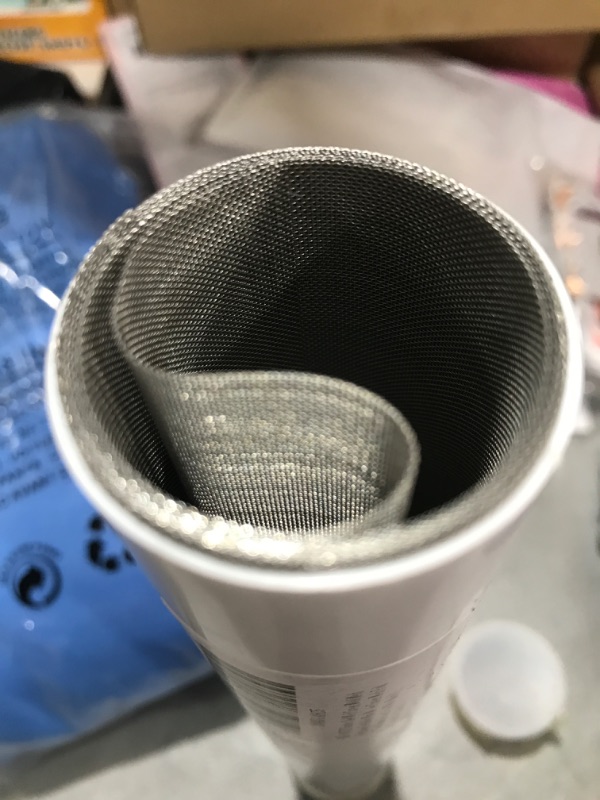 Photo 1 of MSJSZP Stainless Steel Mesh Screen Metal Mesh Vent Screen Vent Mesh Wire Mesh Sheet Fine Wire Mesh Mesh Vent Cover Screen Mesh Roll Screen Material Rodent Proof Wire Mesh (1, 50mesh(31×100cm?)