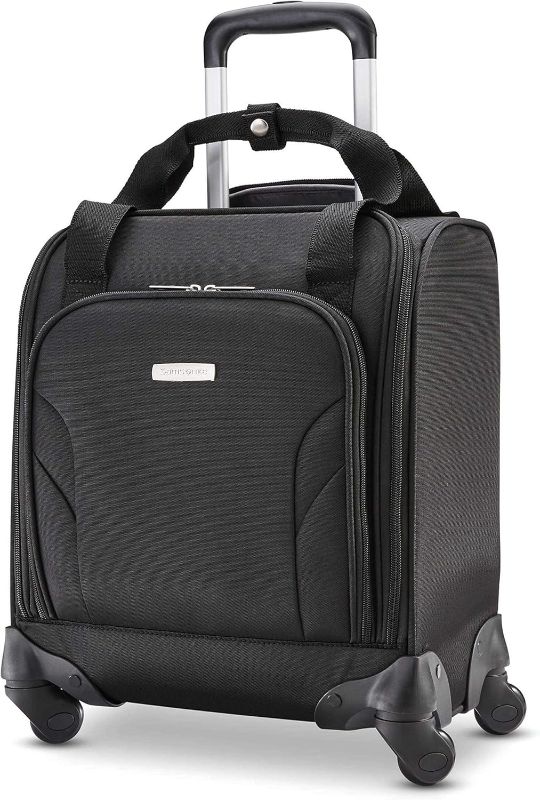 Photo 1 of Samsonite Underseat Carry-On Spinner with USB Port, Jet Black, One Size