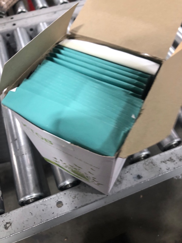 Photo 2 of 4x8 100% Biodegradable Bubble Mailers,25 Count Teal #000 Compostable Padded Packaging Wrap Envelopes Pouches Eco Friendly Self Seal Bags