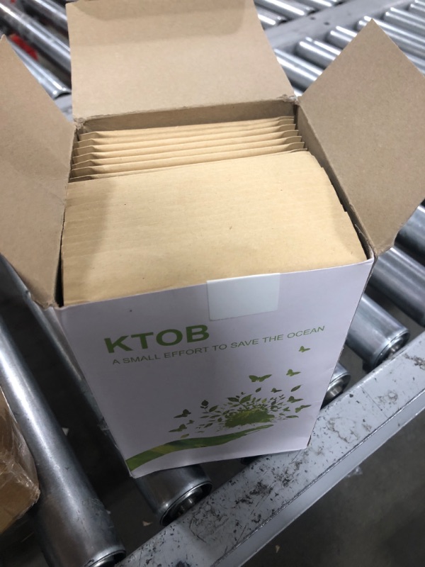 Photo 2 of 4x8 100% Biodegradable Bubble Mailers,25 Count Kraft Brown #000 Compostable Padded Packaging Wrap Envelopes Pouches Eco Friendly Self Seal Bags