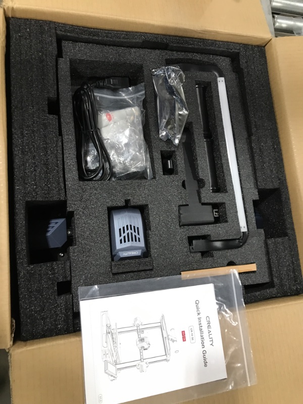 Photo 2 of Creality CR-10 SE 3D Printer with Upgraded 600mm/s Printing Speed, CR Touch Auto Leveling, Precision Linear Rails, 300? Hotend Sprite Direct Extruder, Print Volume 8.66'' x 8.66'' x 9.84''