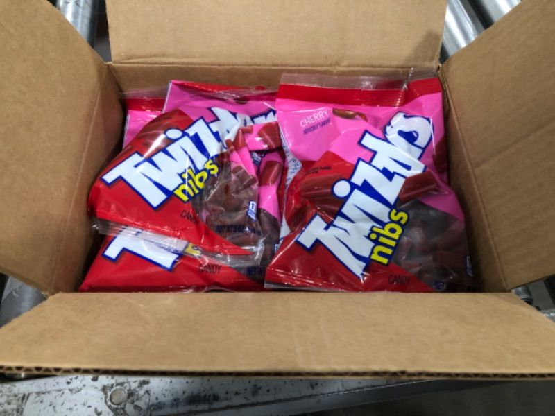 Photo 2 of Twizzlers Cherry Nibs Licorice, 6 oz, 12/Carton (HEC54413)