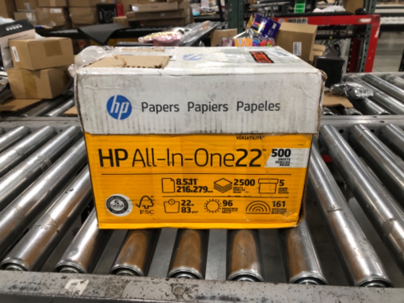 Photo 2 of Hp  8.5x 11 Paper All-In-One 22 lb 5 Ream Case - 2