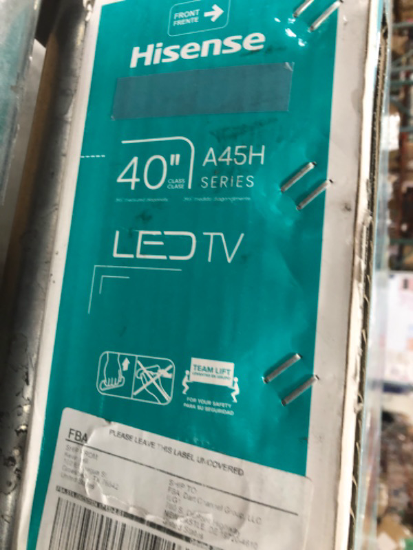 Photo 1 of Hisense 40" Class 1080p FHD LED LCD Roku Smart TV H4030F Series Game Mode 120 Motion Rate (40H4030F4)