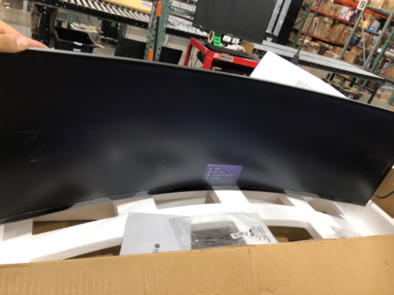 Photo 6 of LG 45GR65DC-B 45-inch Ultragear Curved Gaming Monitor, QHD, 200Hz, 1ms, UltraWide Display, 32:9, AMD FreeSync Premium Pro, VESA DisplayHDR 600, HDMI 2.1 x2, DP, UBS x3, Tilt/Height/Swivel Stand Black