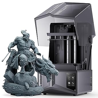 Photo 1 of ELEGOO Saturn 4 Ultra 10" 12K MSLA 3D Printer, Smart Resin Printer with AI Camera and Mechanical Sensor, Fast Printing 150mm/h, Auto-Leveling, WiFi Cluster Printing, Printing Size 8.62x4.84x8.66 Inch