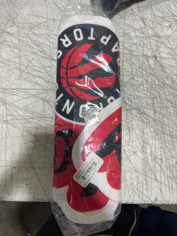 Photo 2 of Rico Industries NBA Toronto Raptors Distressed Shape Cut Pennant - Home and Living Room Décor - Soft Felt EZ to Hang 18x0.10x18